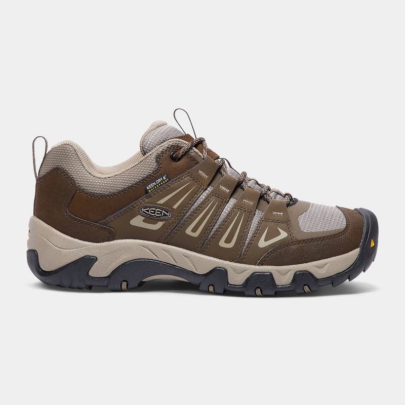 Keen 靴 | キーンオークリッジウォータープルーフ 登山 靴 メンズ ブラウン | 054296-GQC